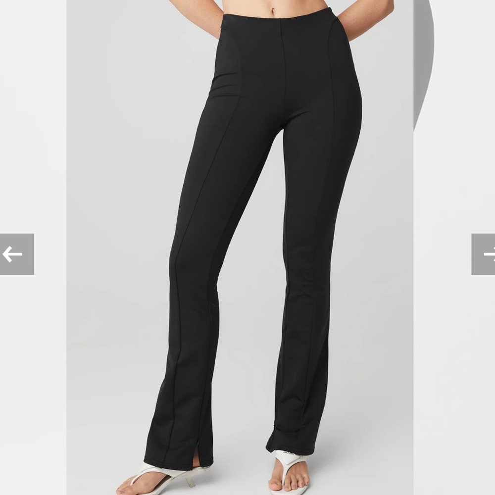 Alo high waist zip it flare legging